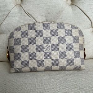 Louis Vuitton Cosmetic Pouch - Damier Azur - Like NEW!